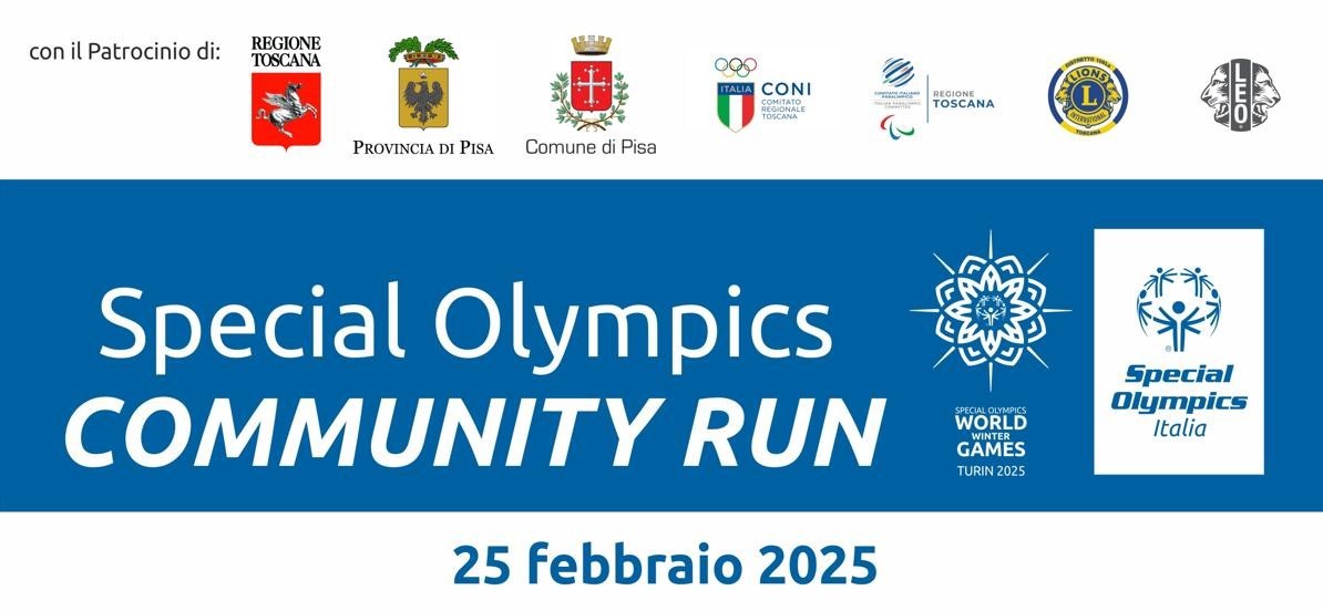 Special Olympics Community Run – il 25 febbraio: la facciata delle Terme Tettuccio si tinge di rosso